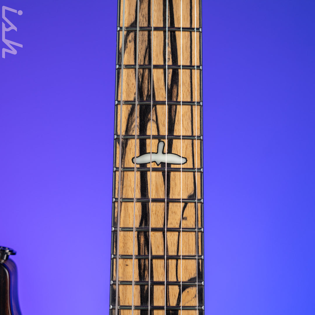 2021 PRS Private Stock Custom 24 Semi-Hollow Macassar Ebony Satin Nitro