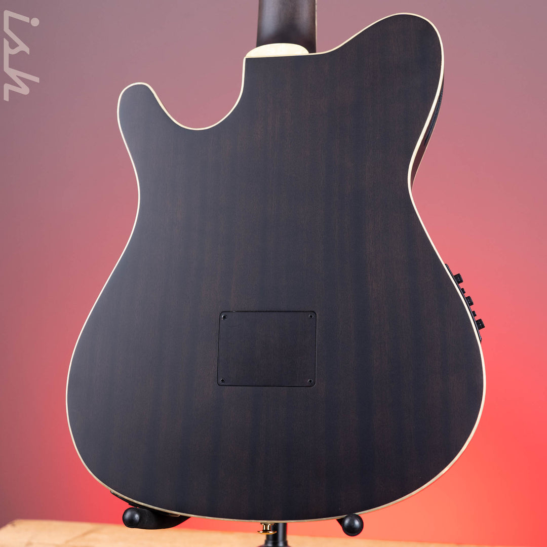 Ibanez TOD10N Tim Henson Signature Nylon Acoustic-Electric Guitar Transparent Black Flat Demo