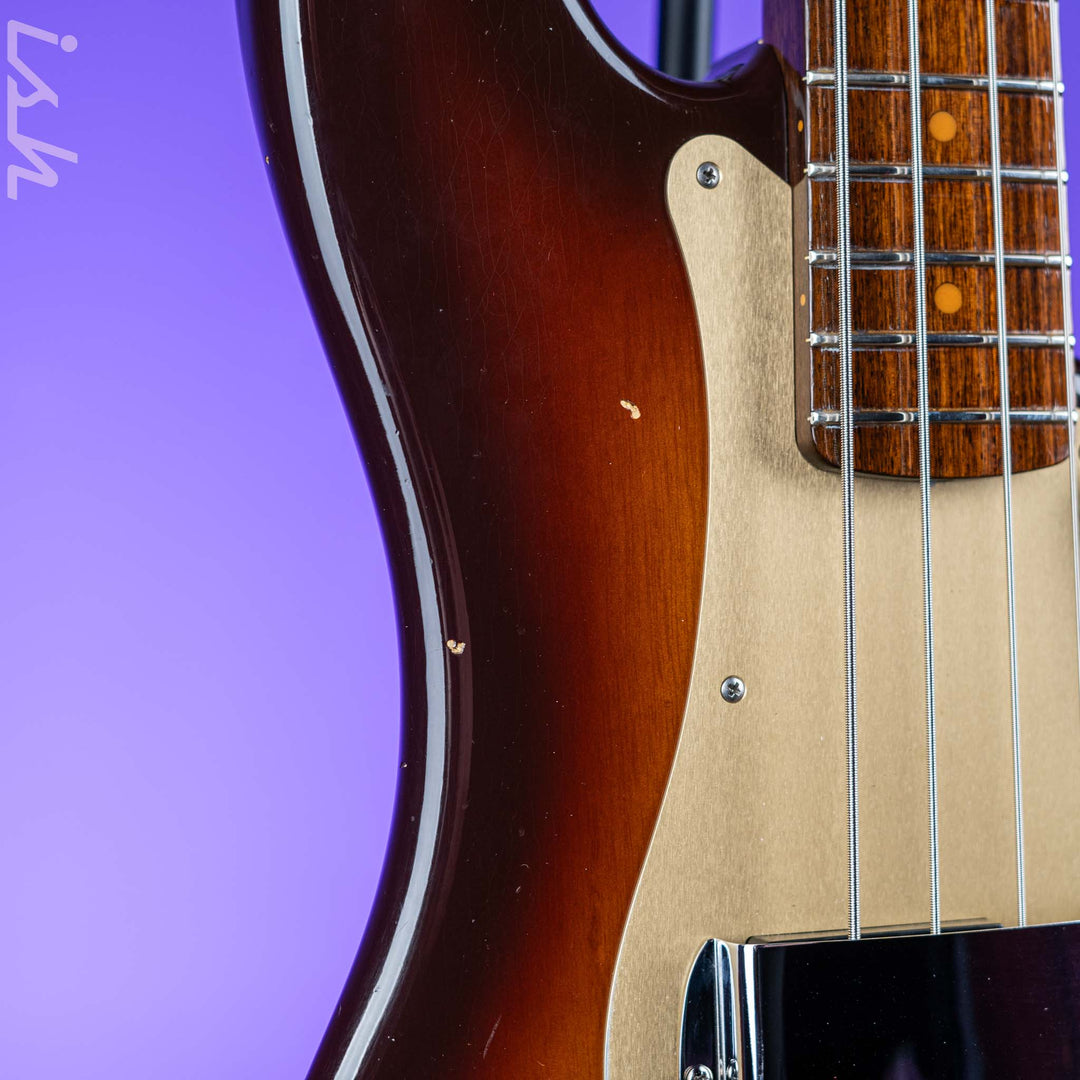 2017 Fender Custom Shop Relic 1957 P Bass Journeyman 2-Tone Sunburst RW Neck