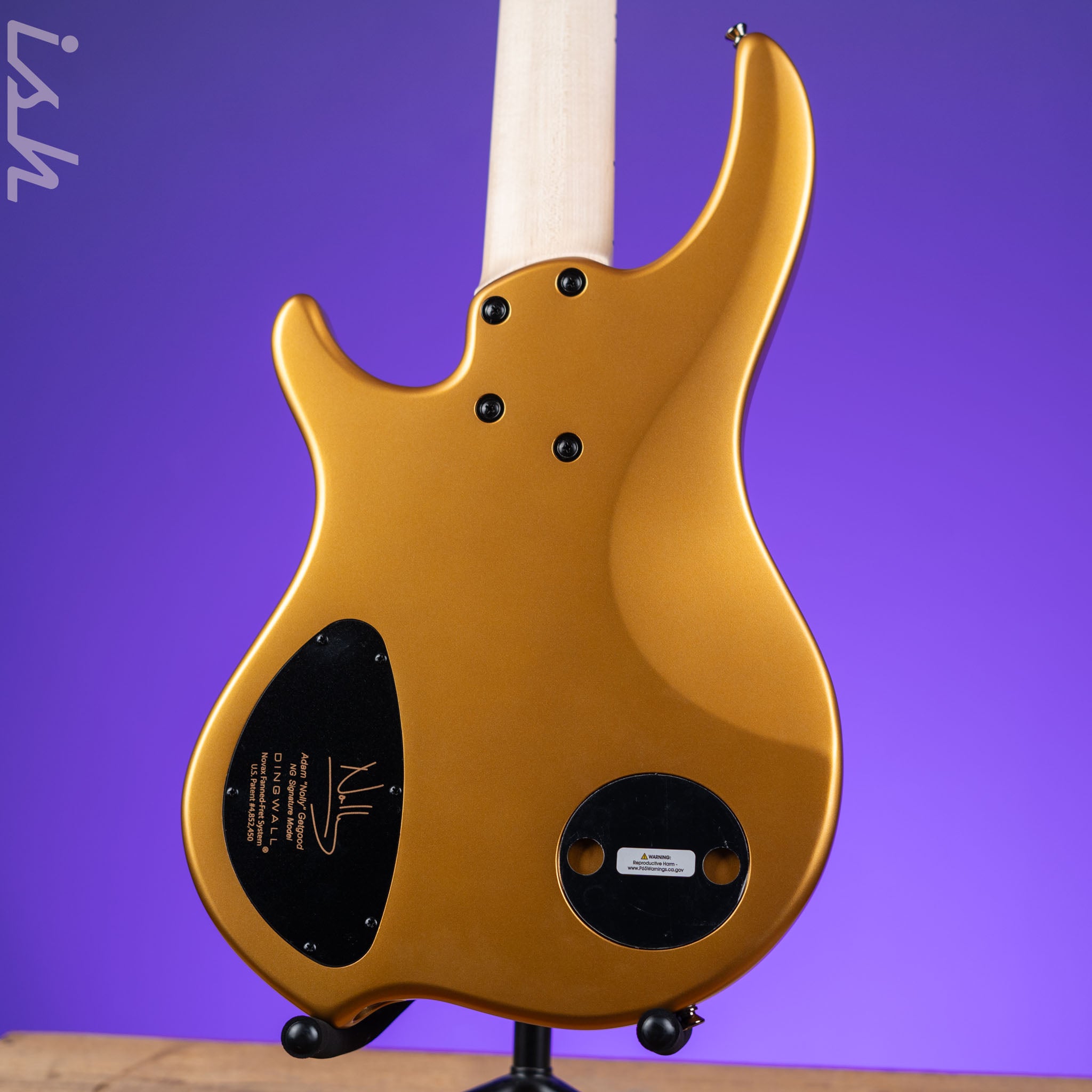 Dingwall NG-3 5-String Bass Matte Gold Metallic – Ish Guitars