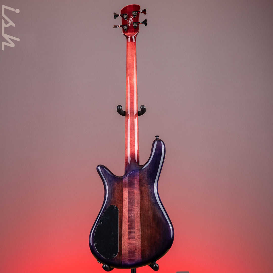 Spector USA NS-2 4-String Bass Black Cherry Purple Reverse Burst
