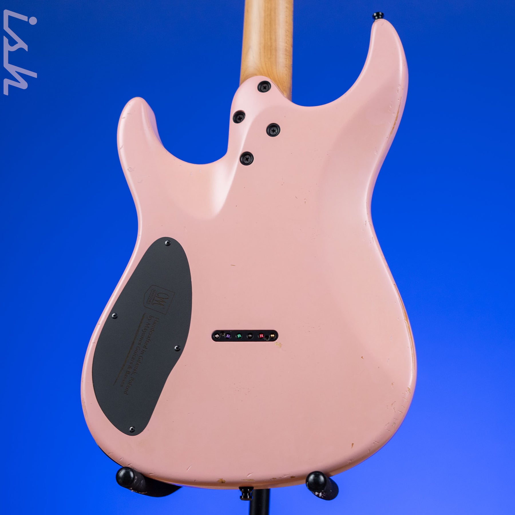Shell Monolift Mayones Aquila Aged 6 Monolith Shell Pink Nitro – Ish Guitars