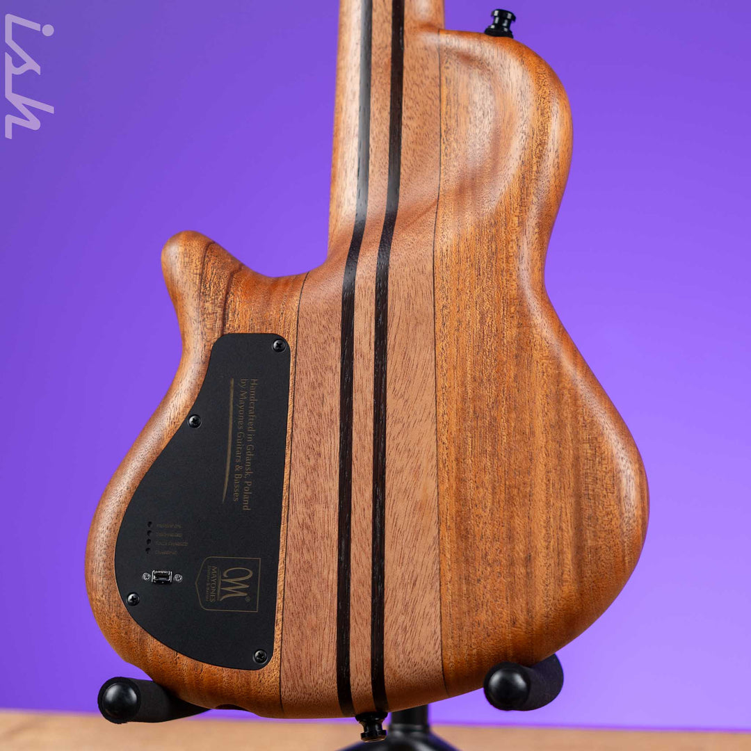Mayones Cali 4 Bass Flamed Maple 3A Greenburst Matte NAMM 2024