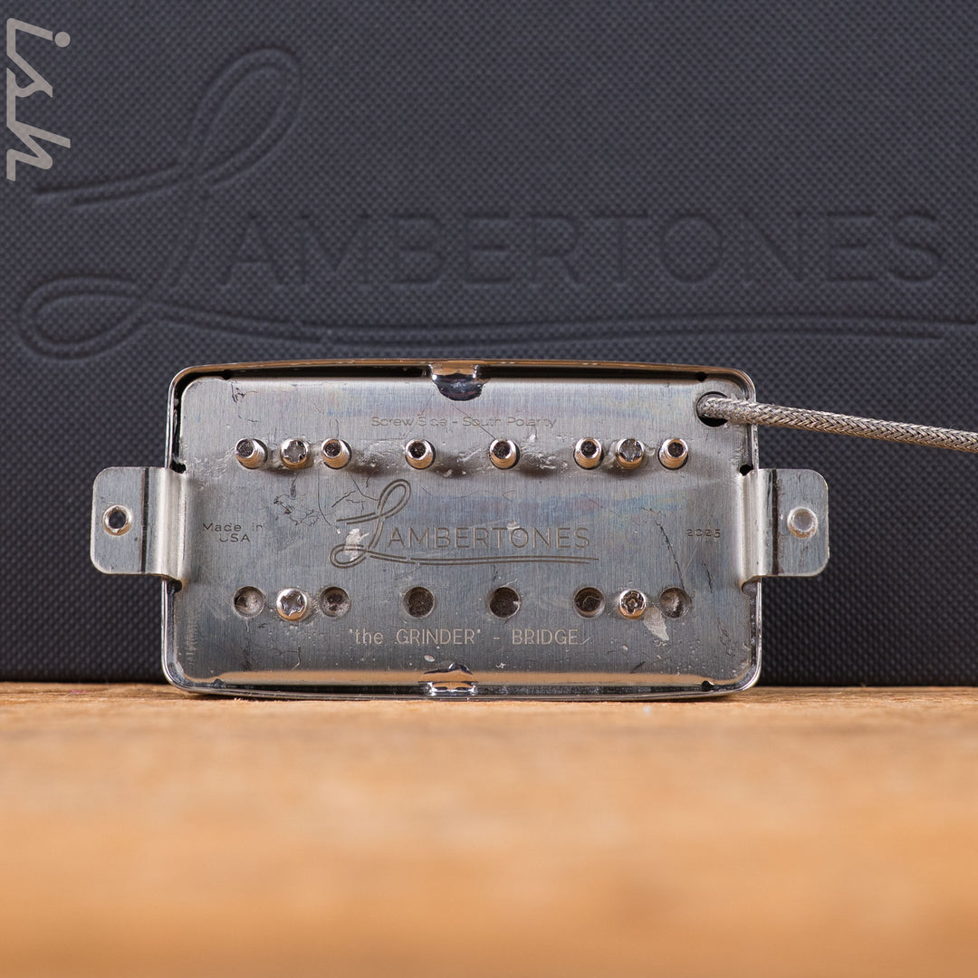 Lambertones "The Grinder" Humbucker 2 Wire Set Brushed Nickel