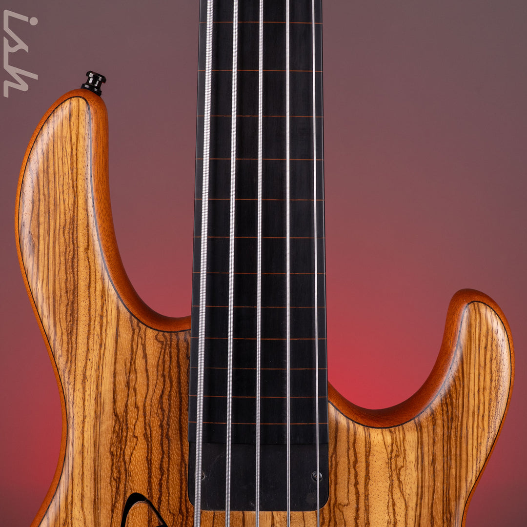 2001 Celinder Aura 5-String Bass Natural *Owned by Richard Bona*