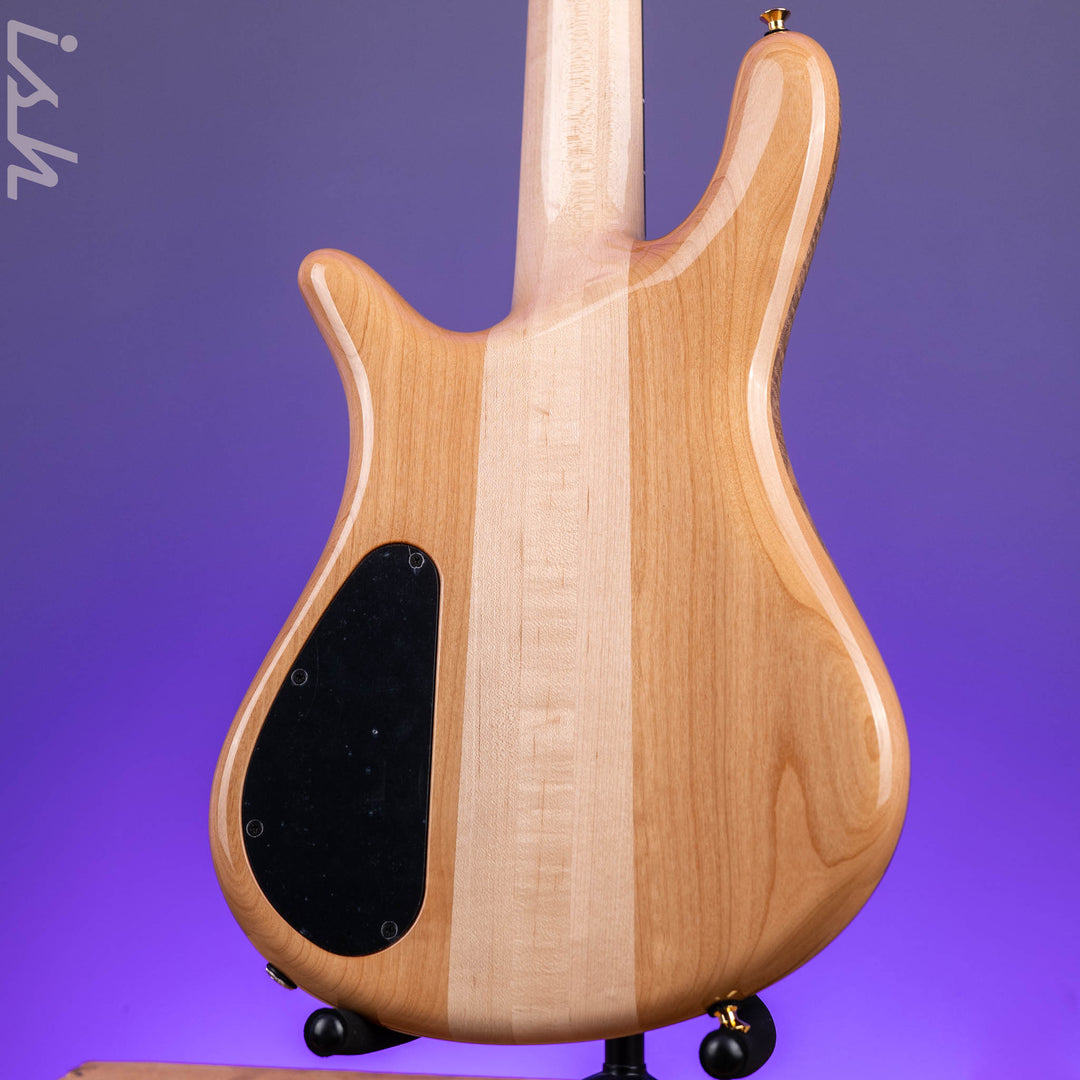 Spector USA NS-5XL 5-String Bass Natural Figured Walnut Demo