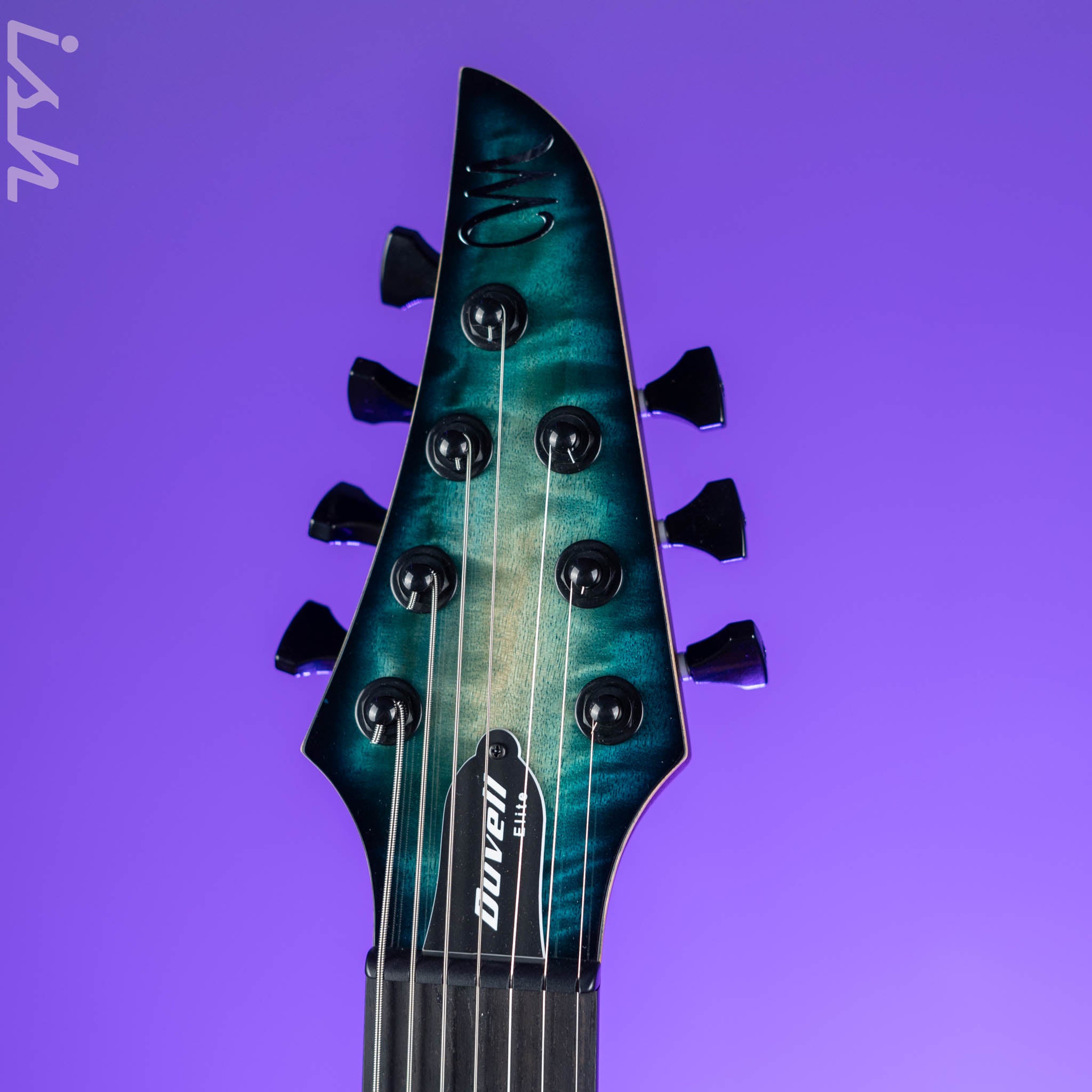 Mayones Duvell Elite 7 Electric Guitar Natural Fade Turquoise