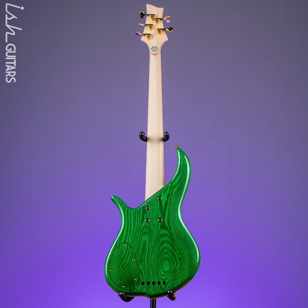 F Bass Deluxe BN5 5-String Bass Transparent Green