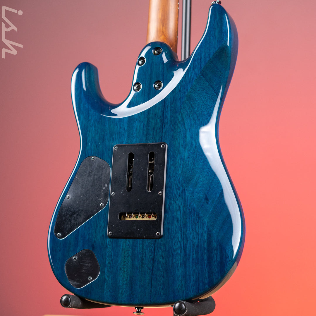 Ibanez Prestige MMN1 Martin Miller Signature Transparent Aqua Blue