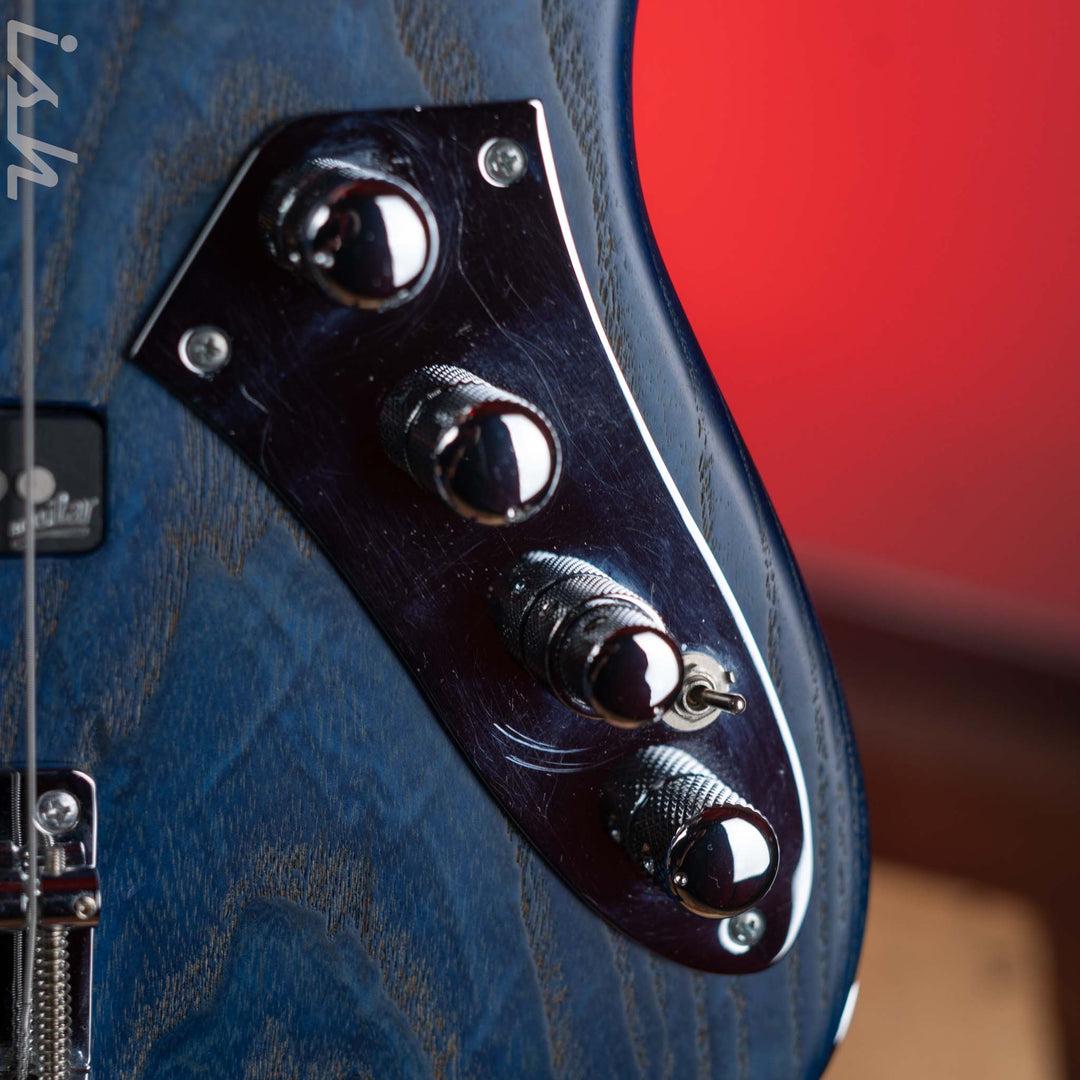 2015 Mayones Jabba 5 Custom Trans Blue