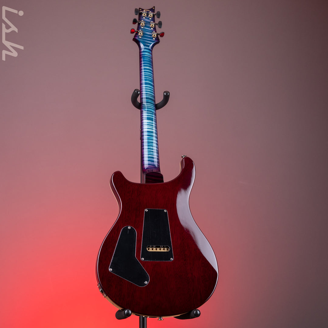 PRS Wood Library Custom 24-08 10-Top Aquableux Purple Burst