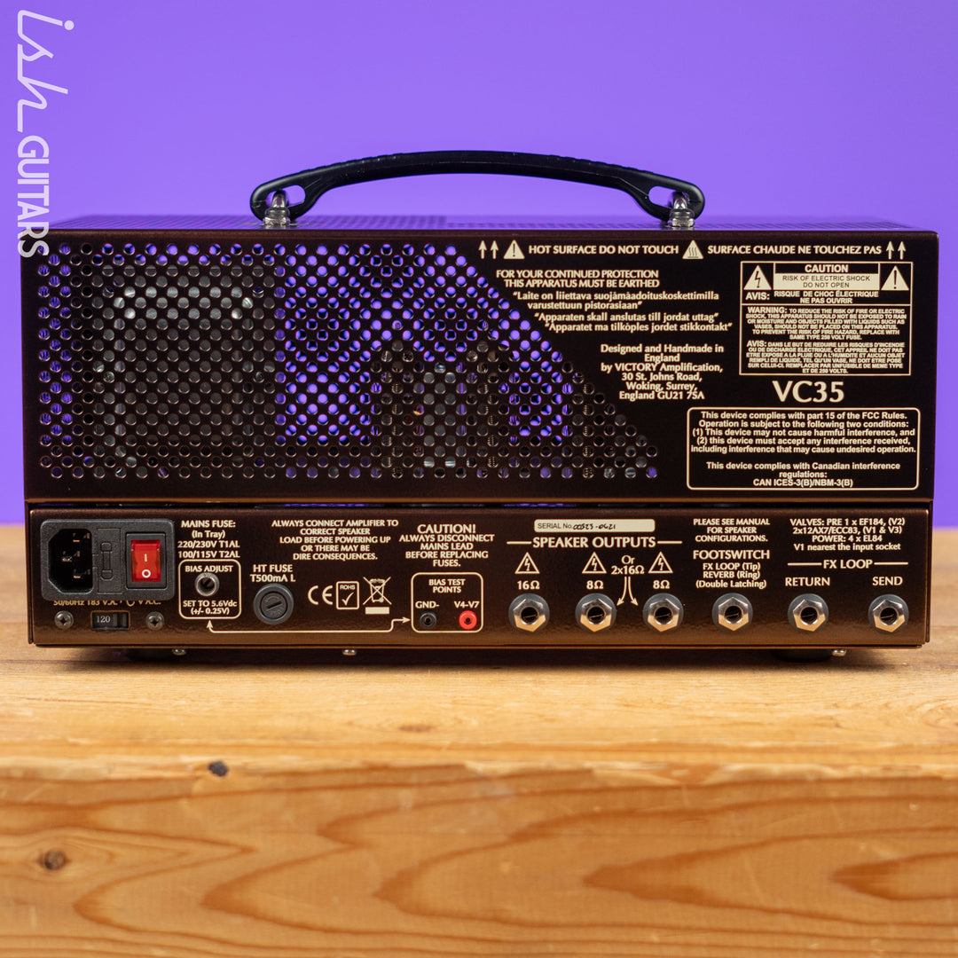 Victory VC35 "The Copper" Guitar Amplifier Head w/ V112-VB Gold 1x12 Cabinet