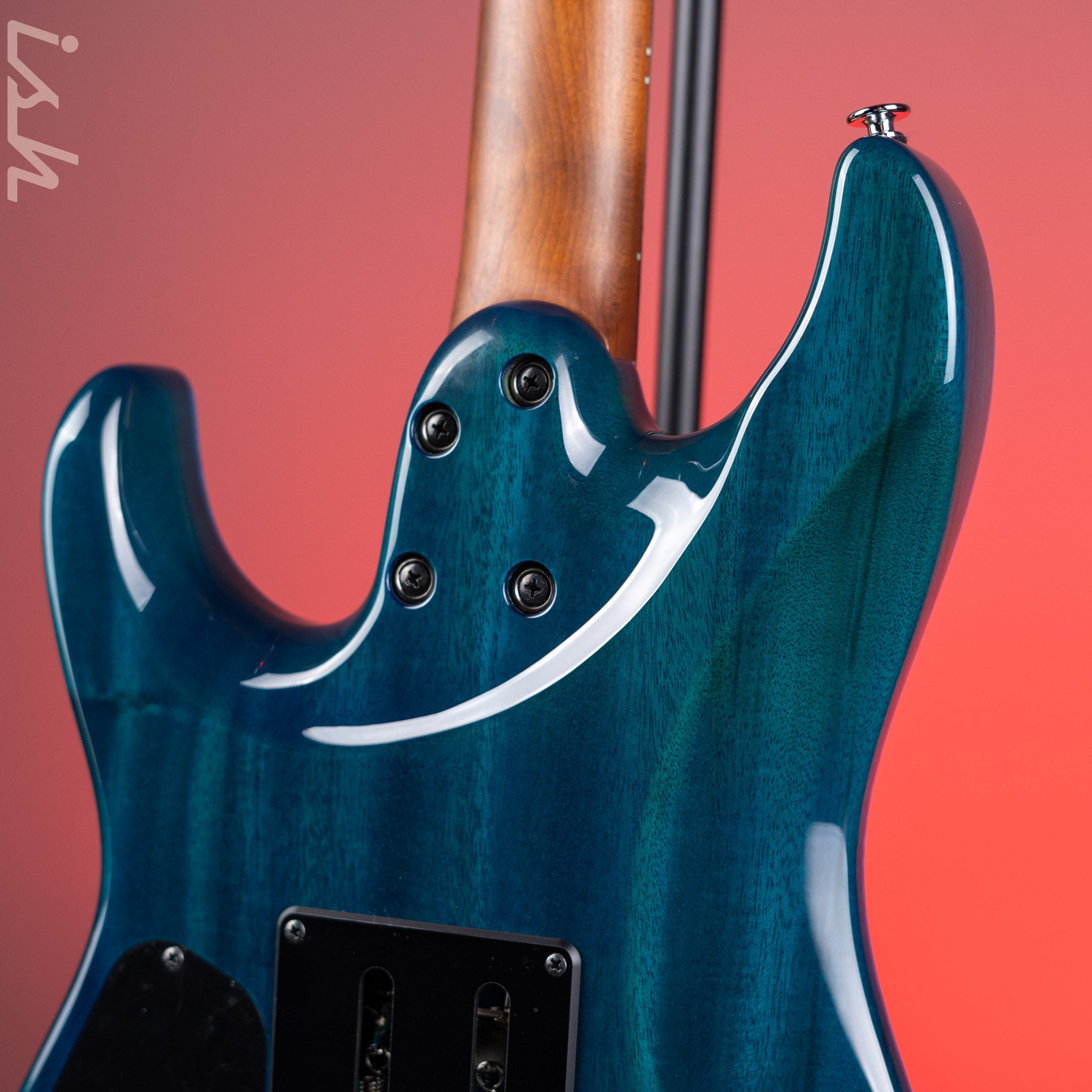 Ibanez Prestige MMN1 Martin Miller Signature Transparent Aqua Blue