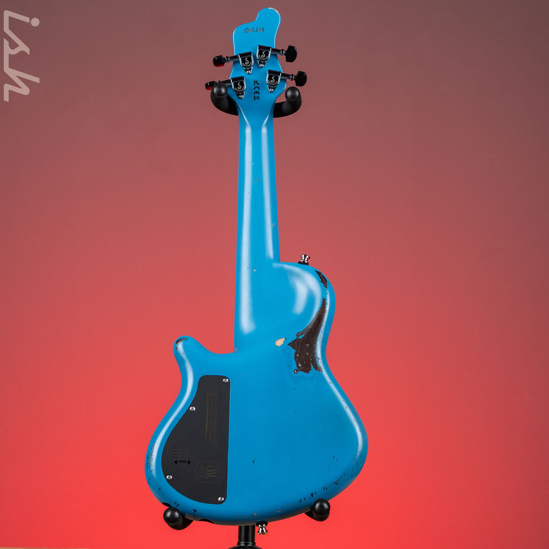 Mayones Cali 4 Bass Guitar Daphne Blue Relic