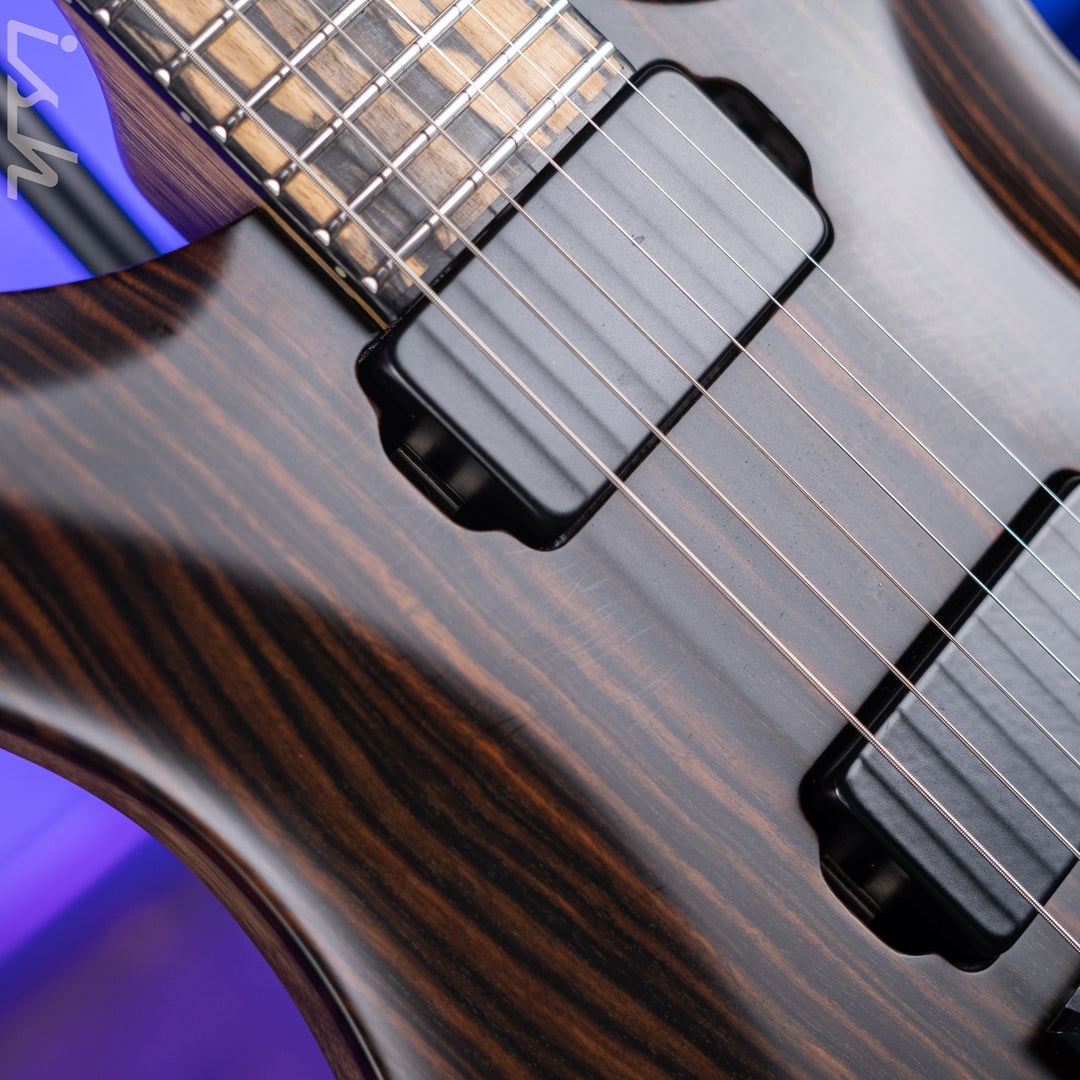 2021 PRS Private Stock Custom 24 Semi-Hollow Macassar Ebony Satin Nitro