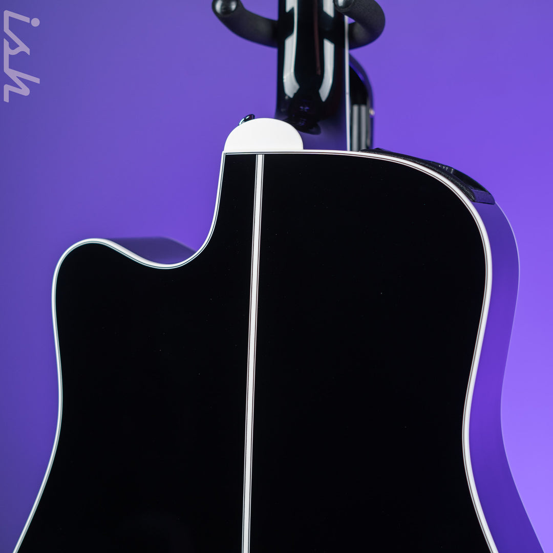 Takamine EF341DX Acoustic-Electric Guitar Black Demo