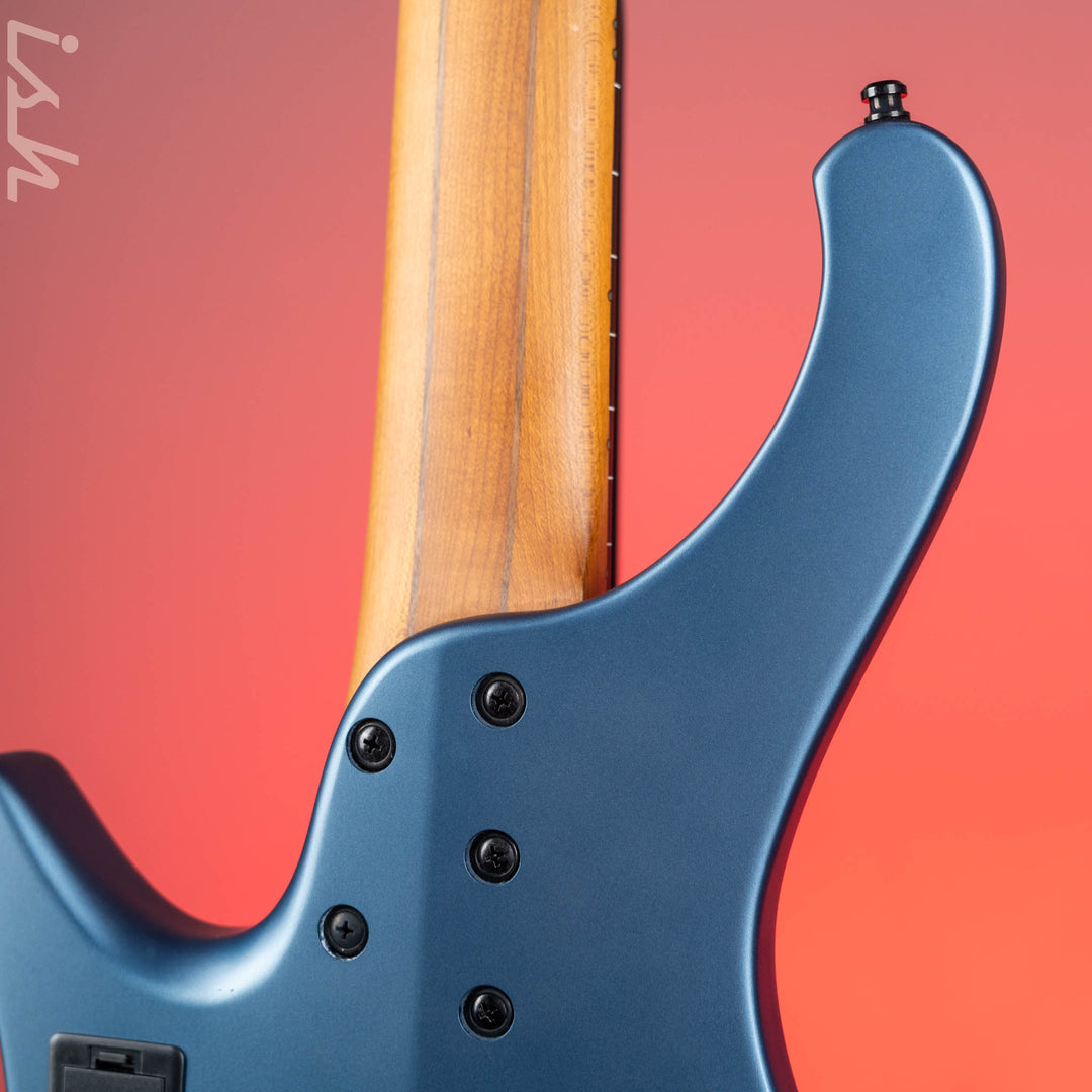 Ibanez EHB1005F Standard 5-String Fretless Multi-Scale Bass Arctic Ocean Matte Demo