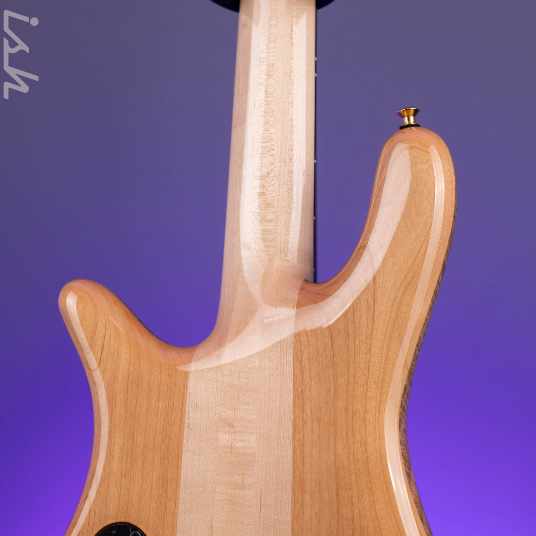 Spector USA NS-5XL 5-String Bass Natural Figured Walnut Demo