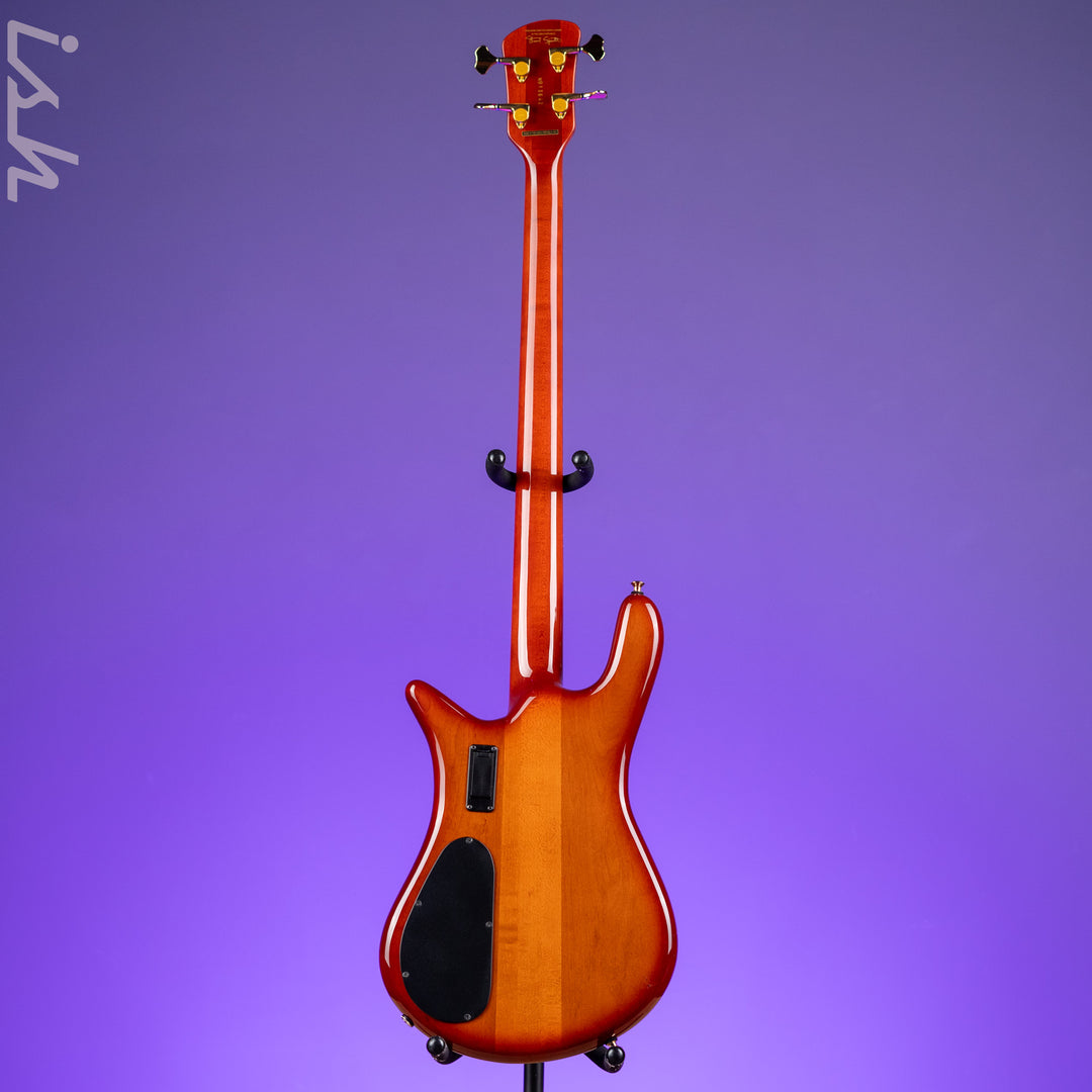 2015 Spector Euro4LX 4-String Bass Amber Hazlab Preamp