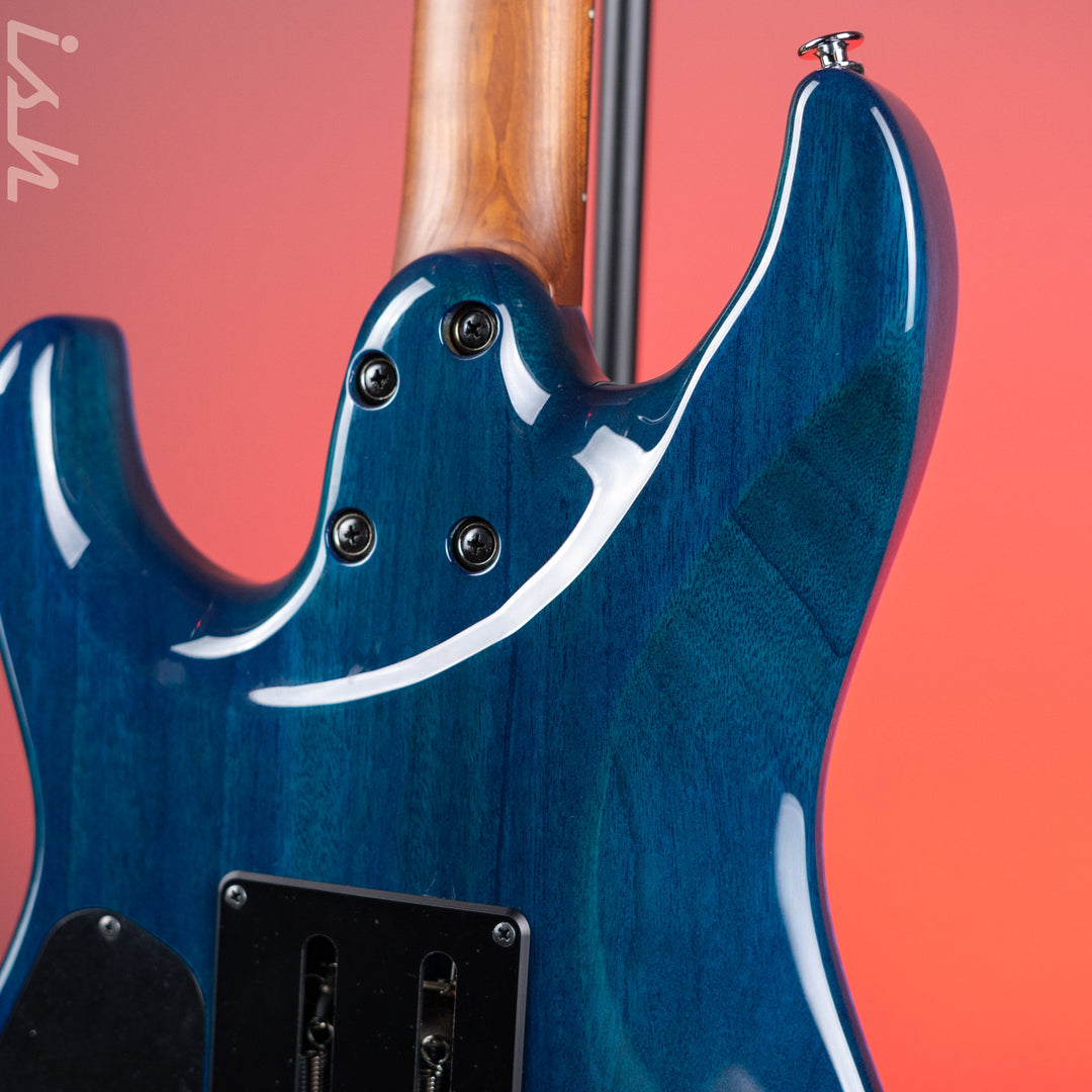 Ibanez Prestige MMN1 Martin Miller Signature Transparent Aqua Blue