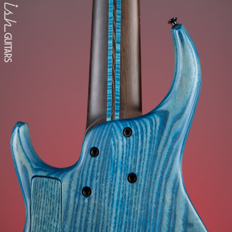 MTD 635-24 6-String Bass NAMM Blue Burst