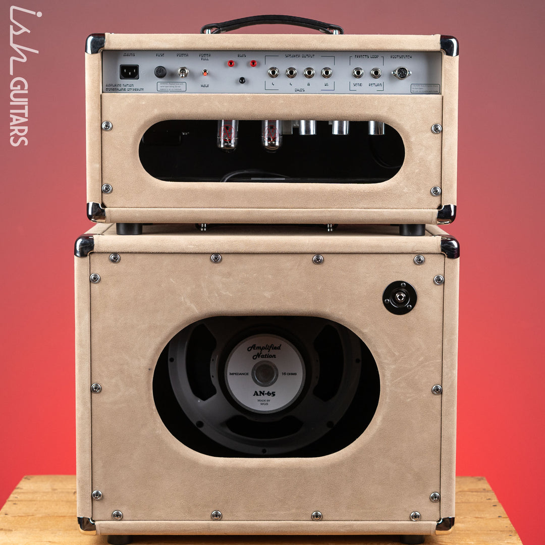 Wonderland Overdrive V2 by Amplified Nation &amp; AN-65 1x12 Speaker Cabinet Dogwood Suede