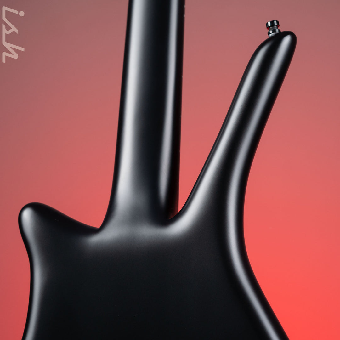 Ish x Warwick Dolphin SN TCS Custom Shop Endangered Species 5-String Bass Black Satin Ebony Fretboard Pre-Order