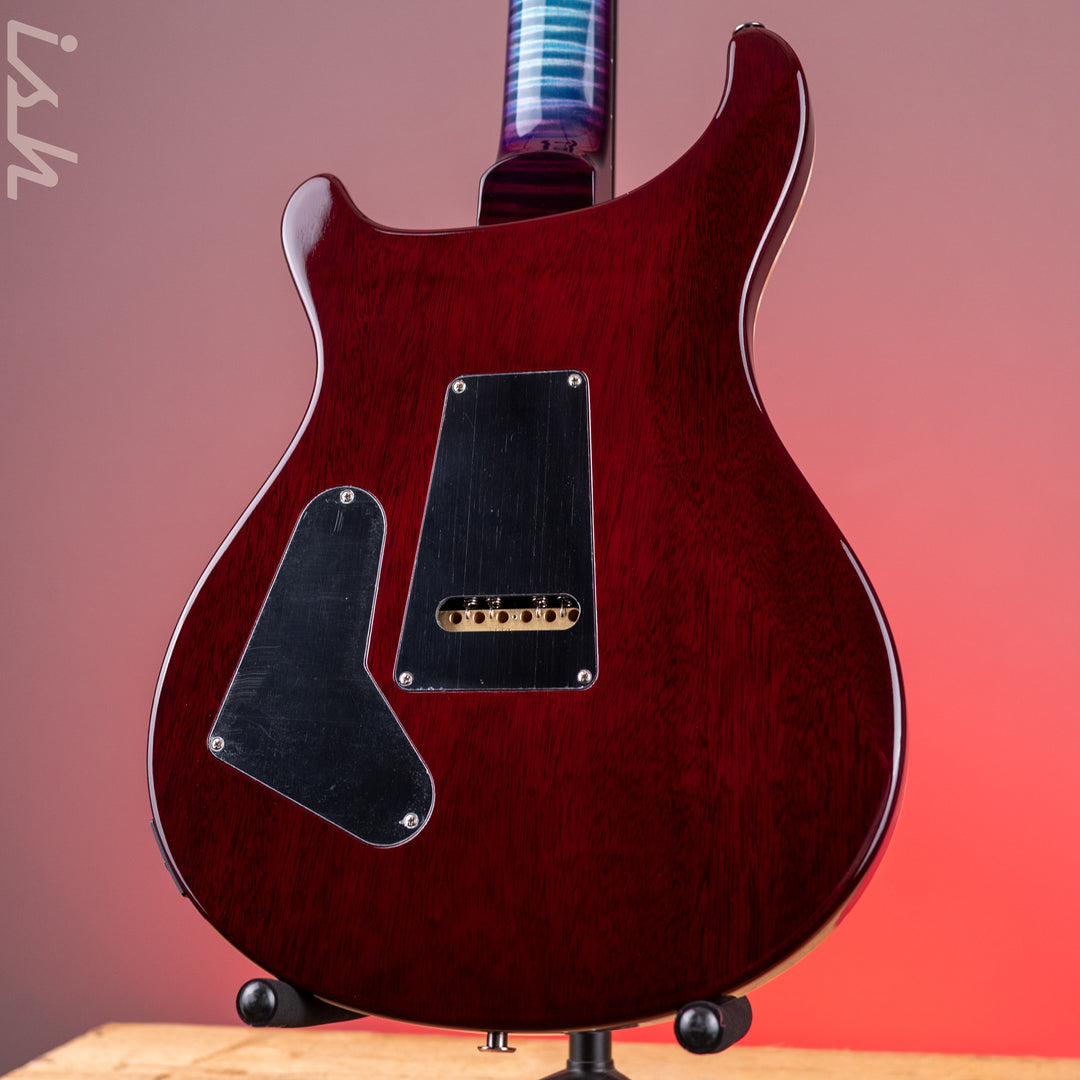 PRS Wood Library Custom 24-08 10-Top Aquableux Purple Burst