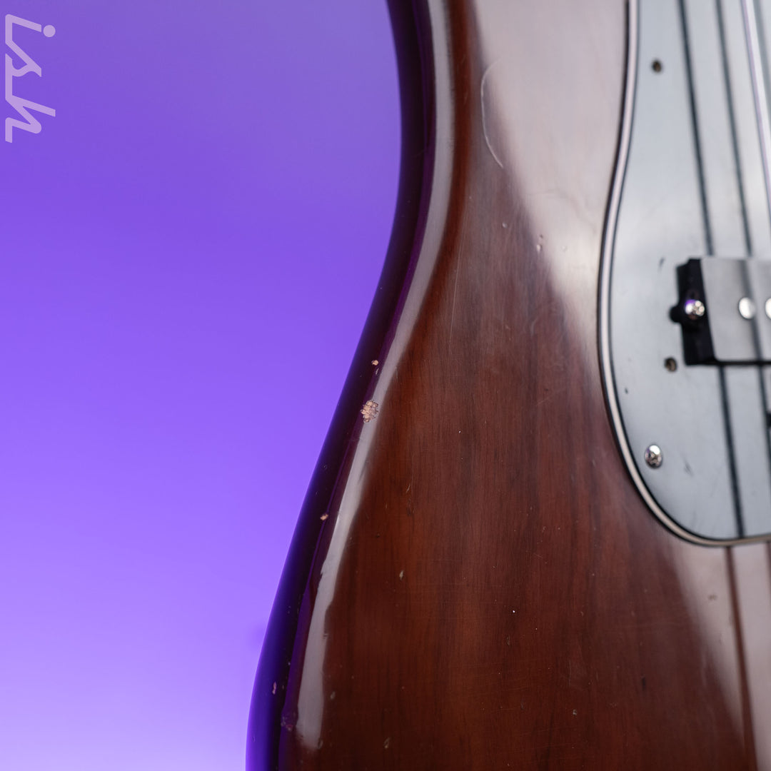 1976 Fender Fretless P Bass Mocha Brown
