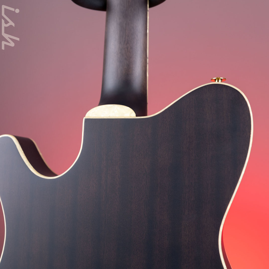 Ibanez TOD10N Tim Henson Signature Nylon Acoustic-Electric Guitar Transparent Black Flat Demo