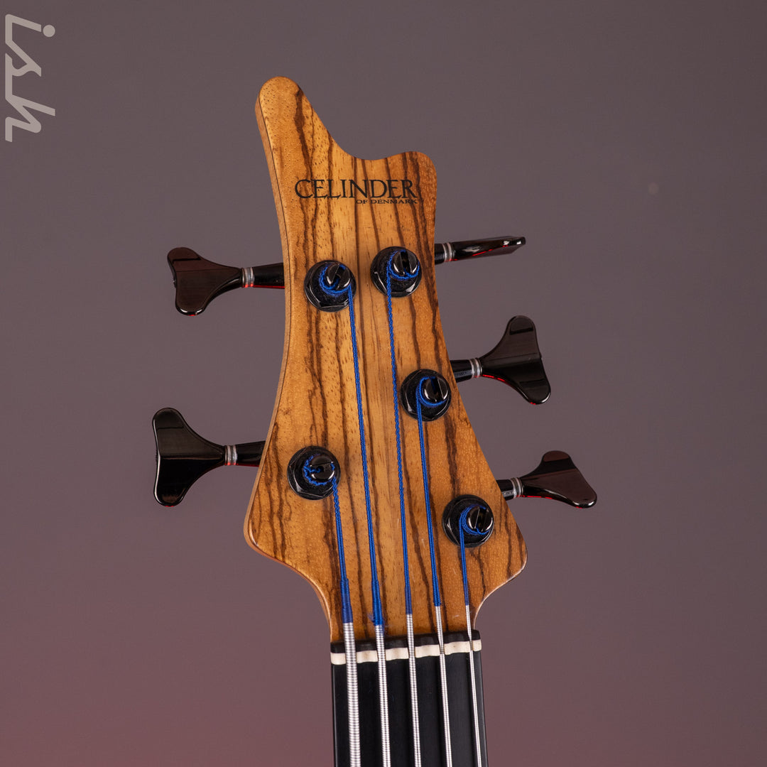 2001 Celinder Aura 5-String Bass Natural *Owned by Richard Bona*