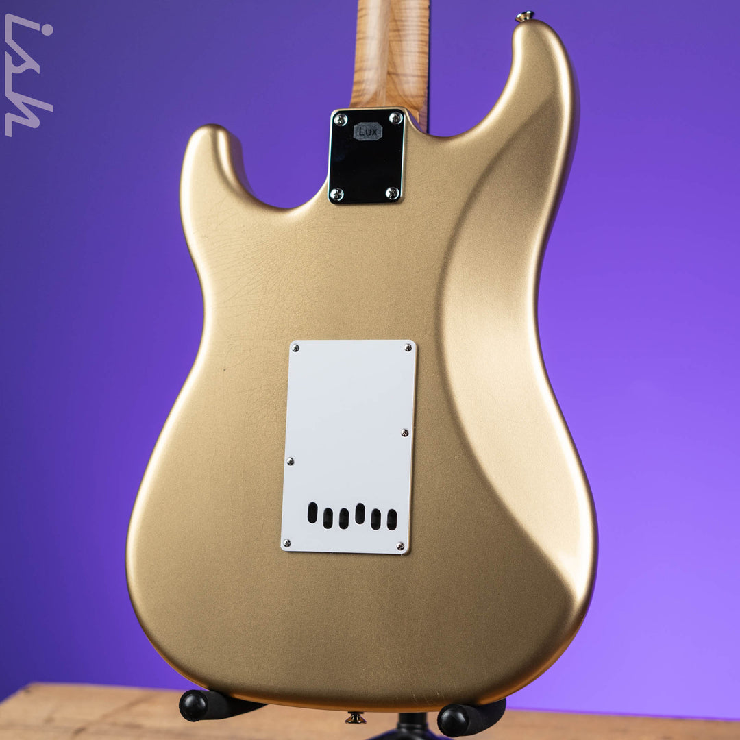 LSL Saticoy HSS 22 Fret Classic S Gold Aged Roasted Maple Neck