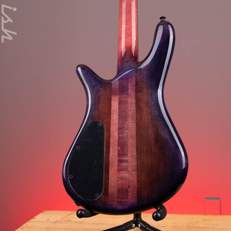 Spector USA NS-2 4-String Bass Black Cherry Purple Reverse Burst