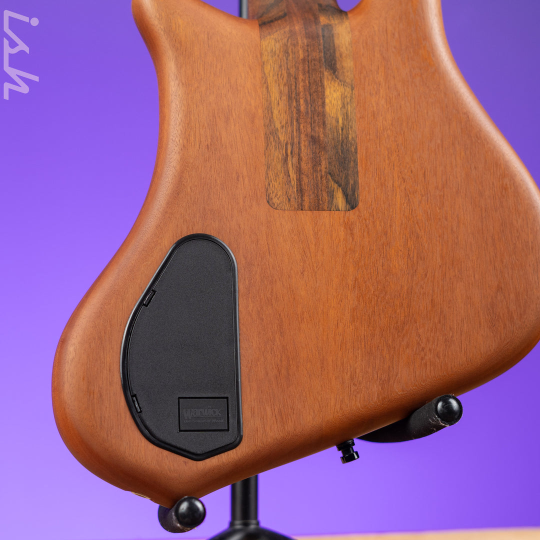 Ish x Warwick Dolphin SN TCS Custom Shop Endangered Species 4-String Bass Wenge Fretboard Demo