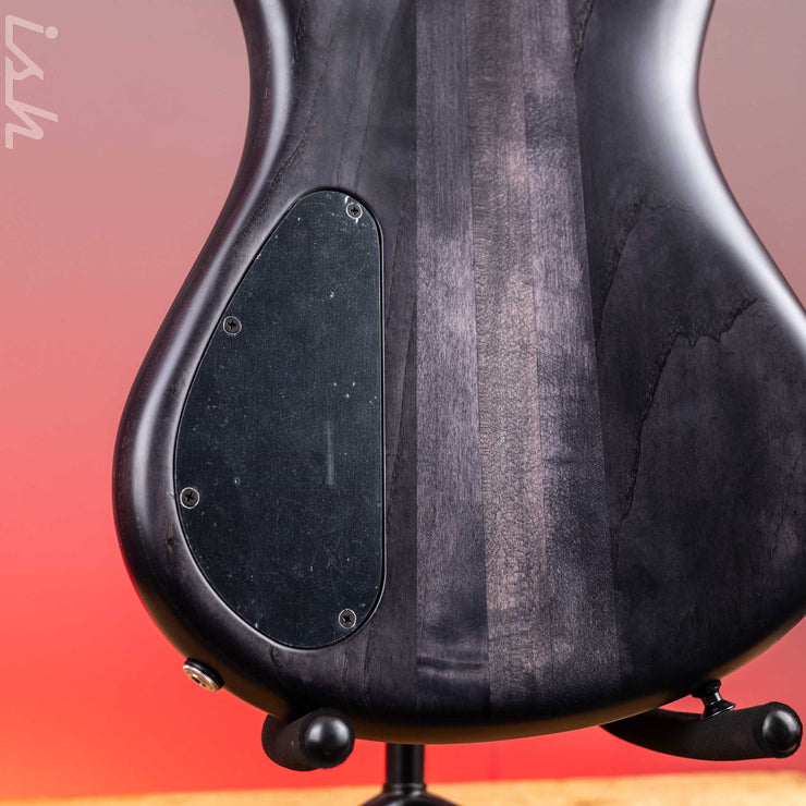One String Reverse Bass Spector USA NS-5XL 5-String Bass Purple Reverse Burst – Ish Guitars