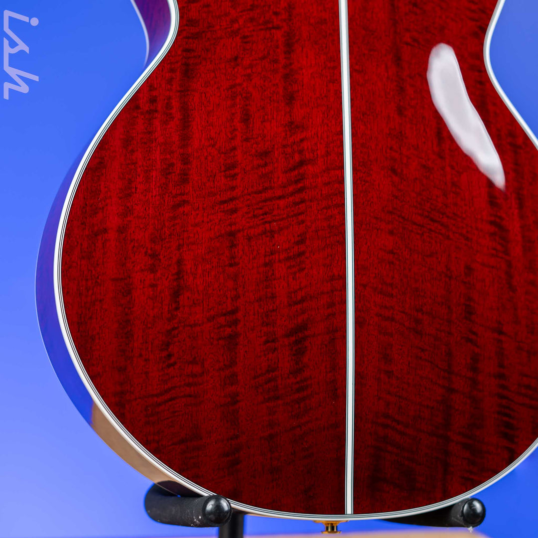 Takamine Thinline TSP158C-12 12-String Acoustic-Electric Guitar See-Through Red Demo