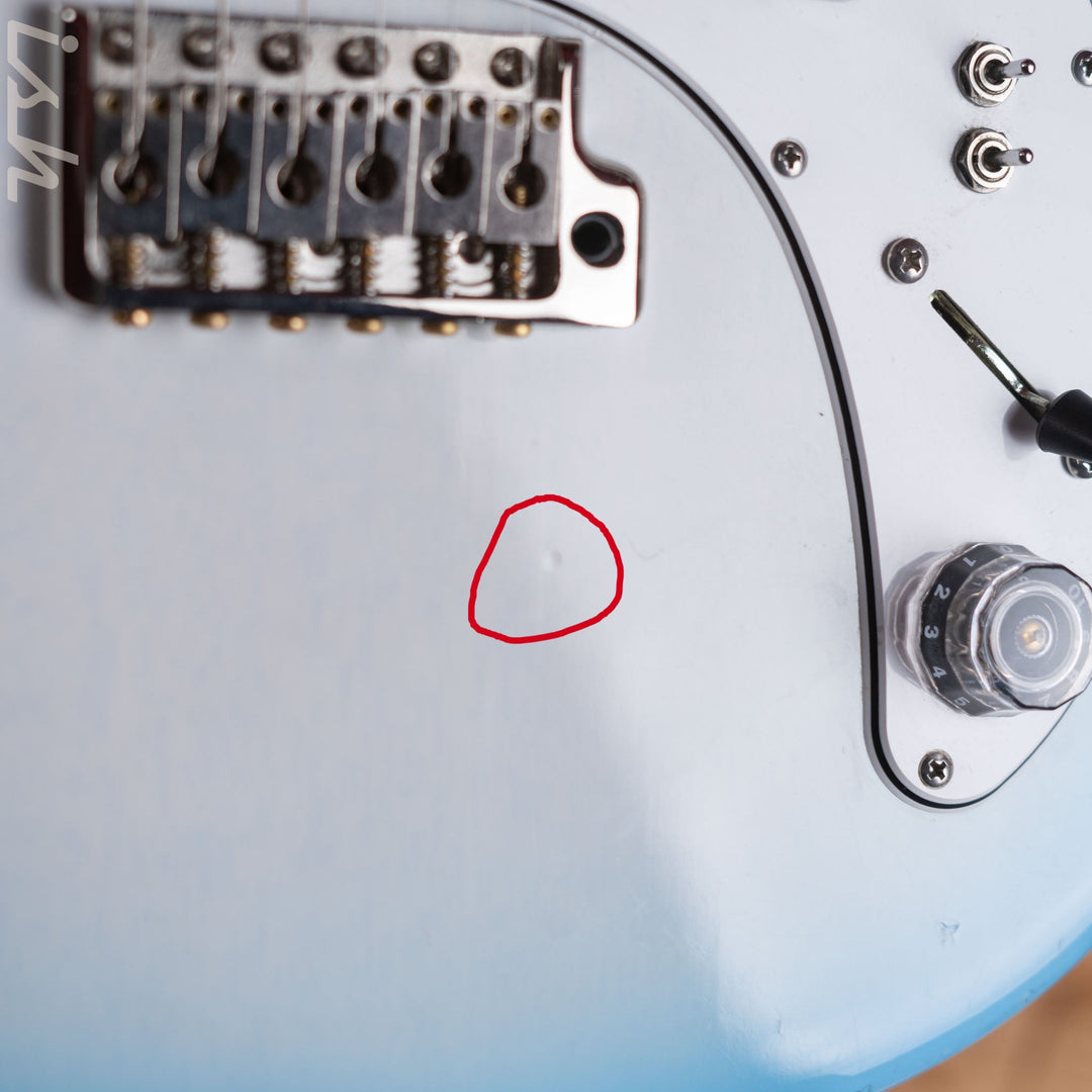 2014 PRS Brent Mason White Wash Blue Burst