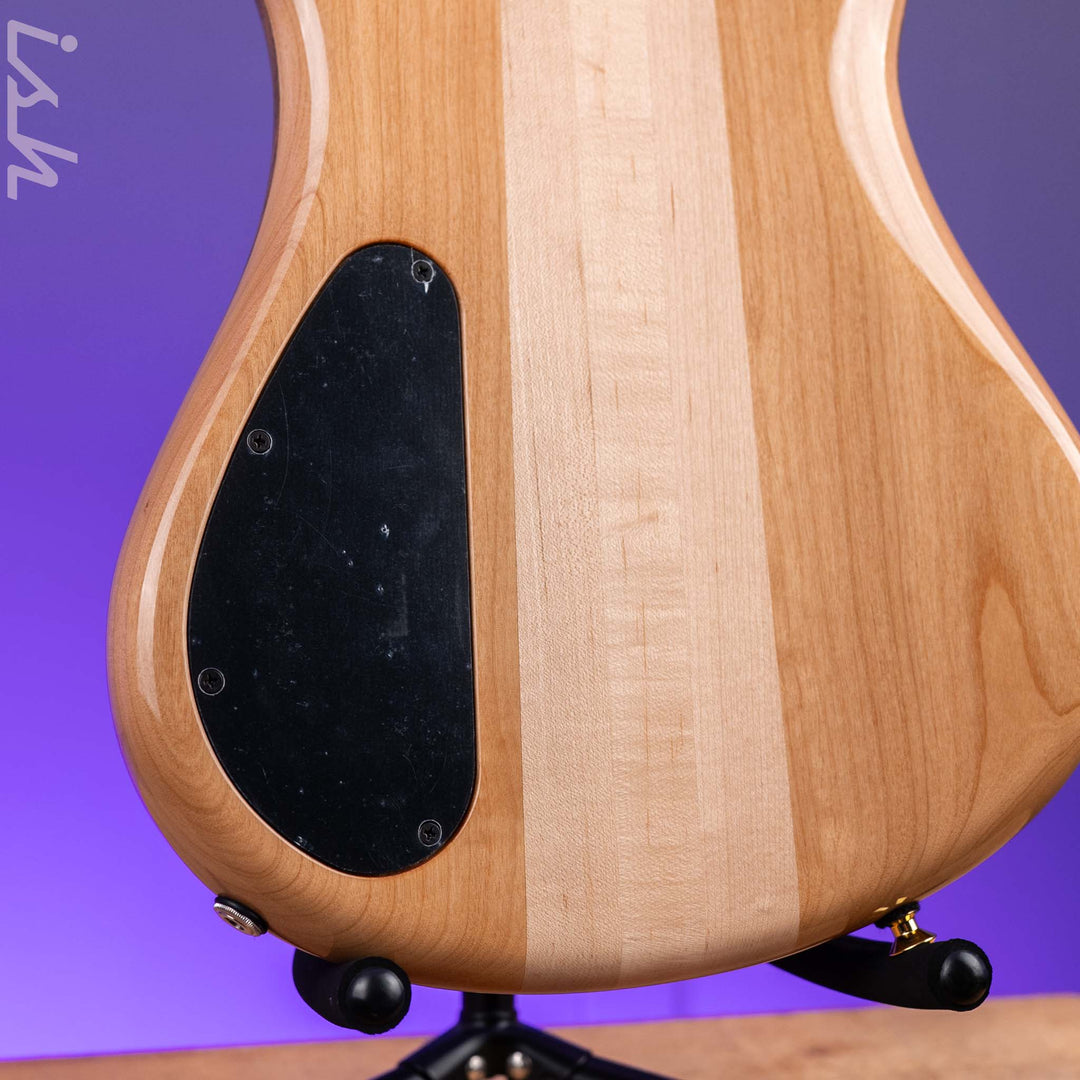 Spector USA NS-5XL 5-String Bass Natural Figured Walnut Demo