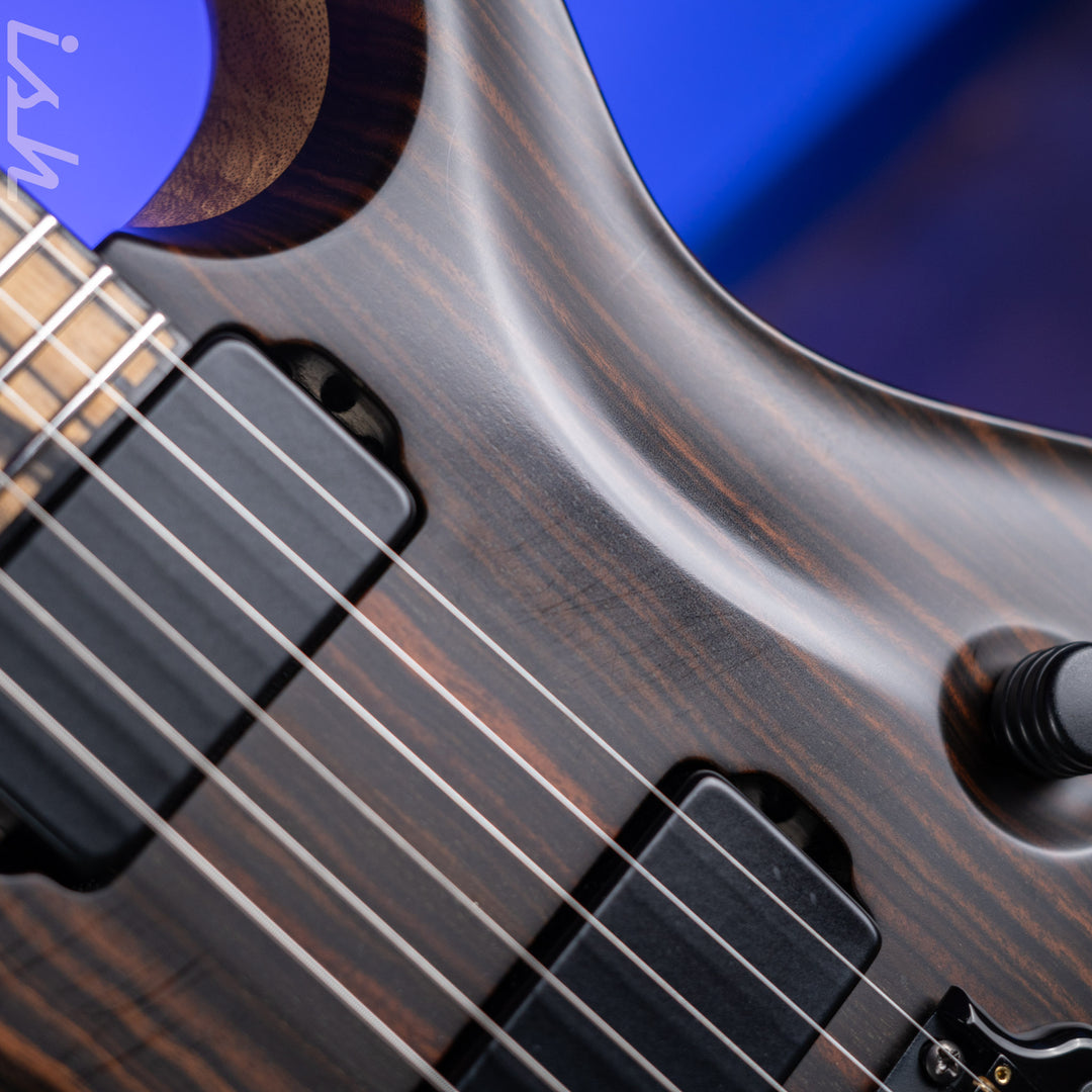 2021 PRS Private Stock Custom 24 Semi-Hollow Macassar Ebony Satin Nitro