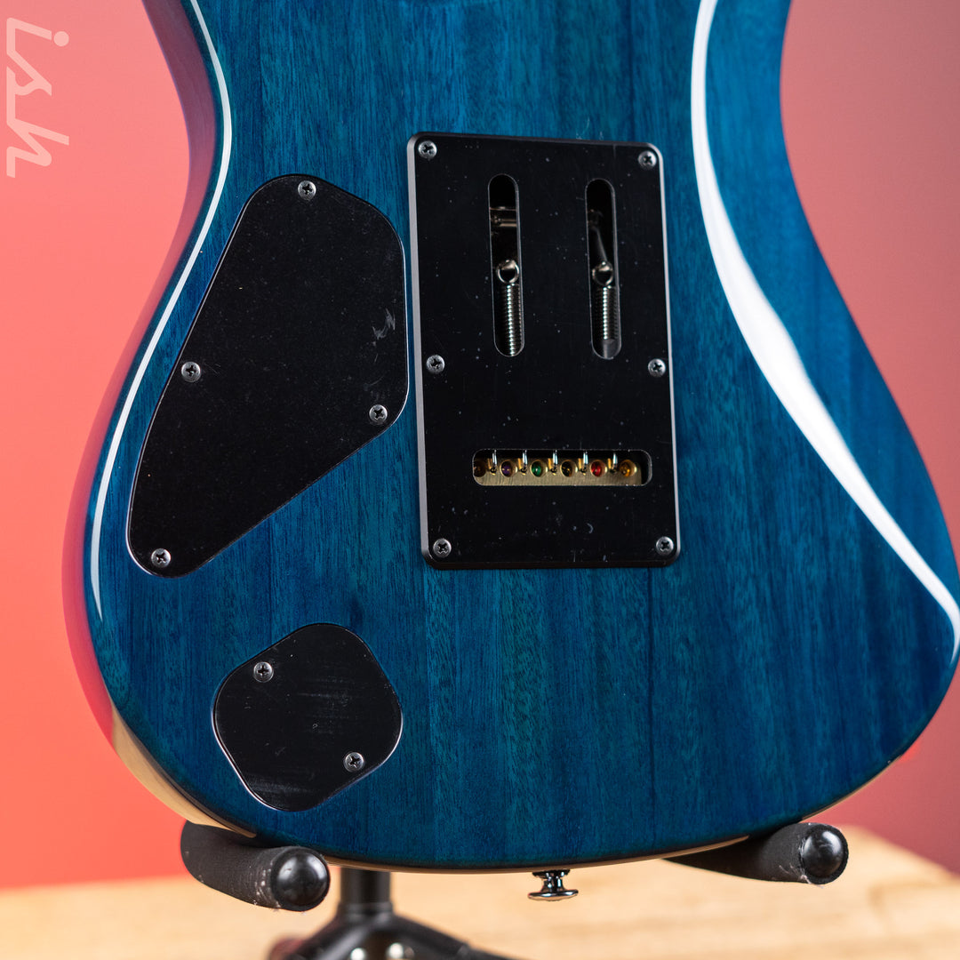 Ibanez Prestige MMN1 Martin Miller Signature Transparent Aqua Blue