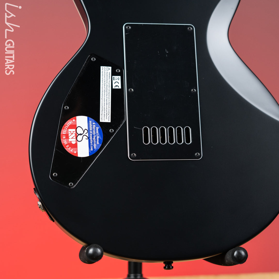 ESP E-II Eclipse EverTune Electric Guitar Black Satin Demo