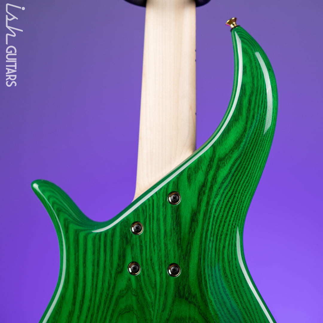 F Bass Deluxe BN5 5-String Bass Transparent Green
