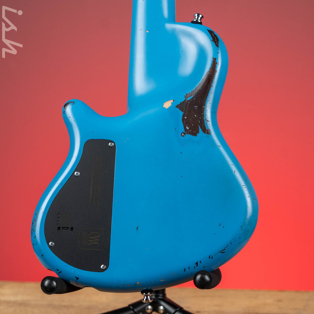 Mayones Cali 4 Bass Guitar Daphne Blue Relic