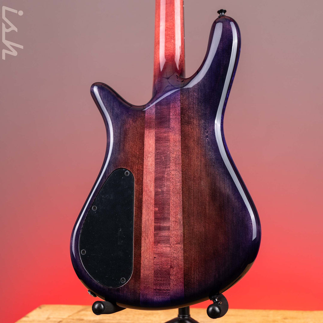 Spector USA NS-2 4-String Bass Black Cherry Purple Reverse Burst
