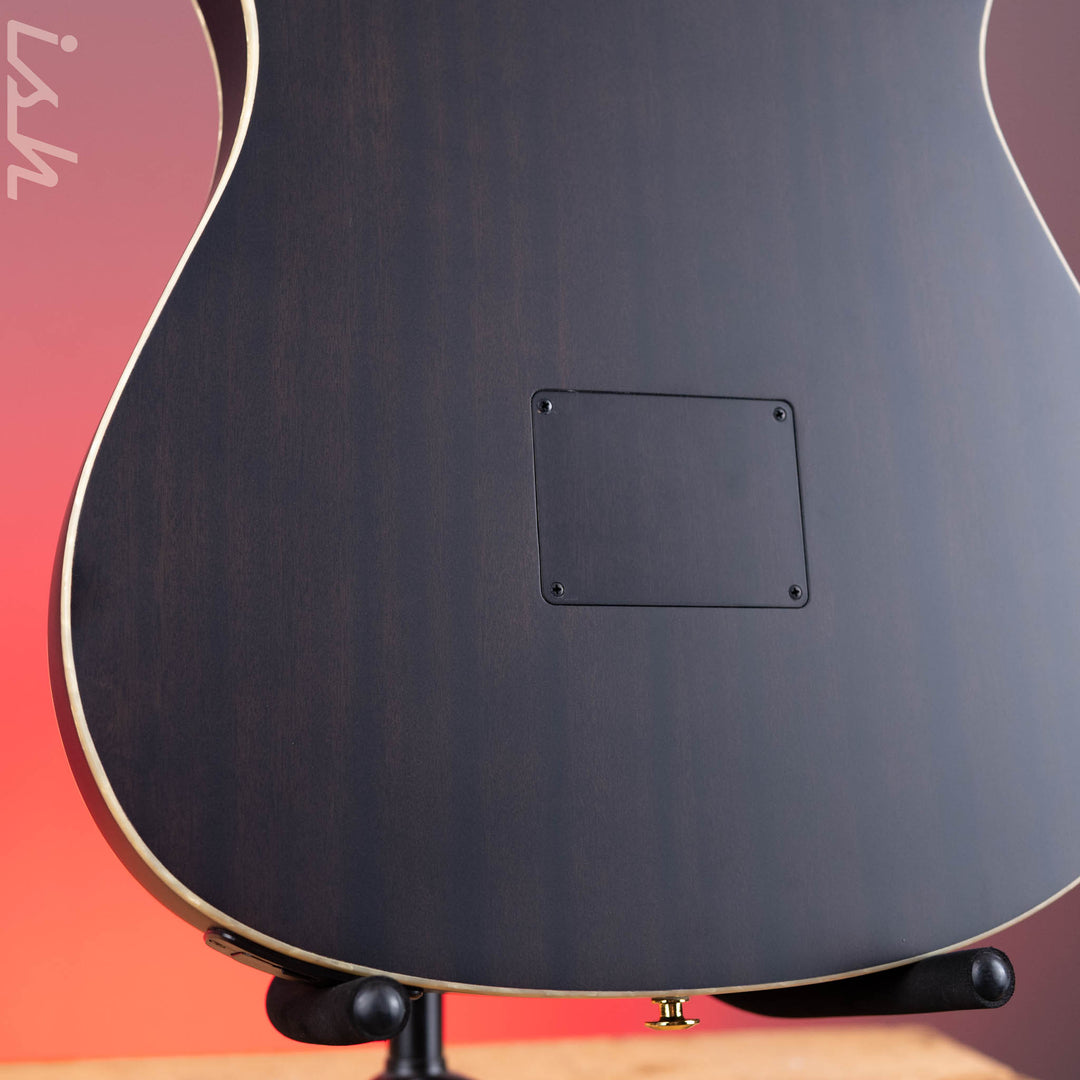Ibanez TOD10N Tim Henson Signature Nylon Acoustic-Electric Guitar Transparent Black Flat Demo