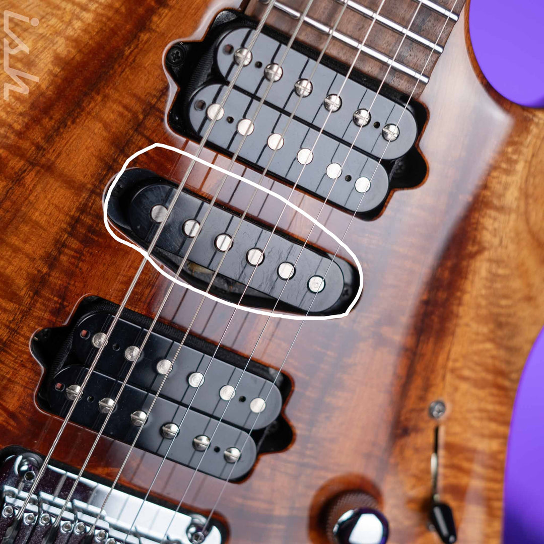 2015 Suhr Modern Carve Top Natural Curl Koa