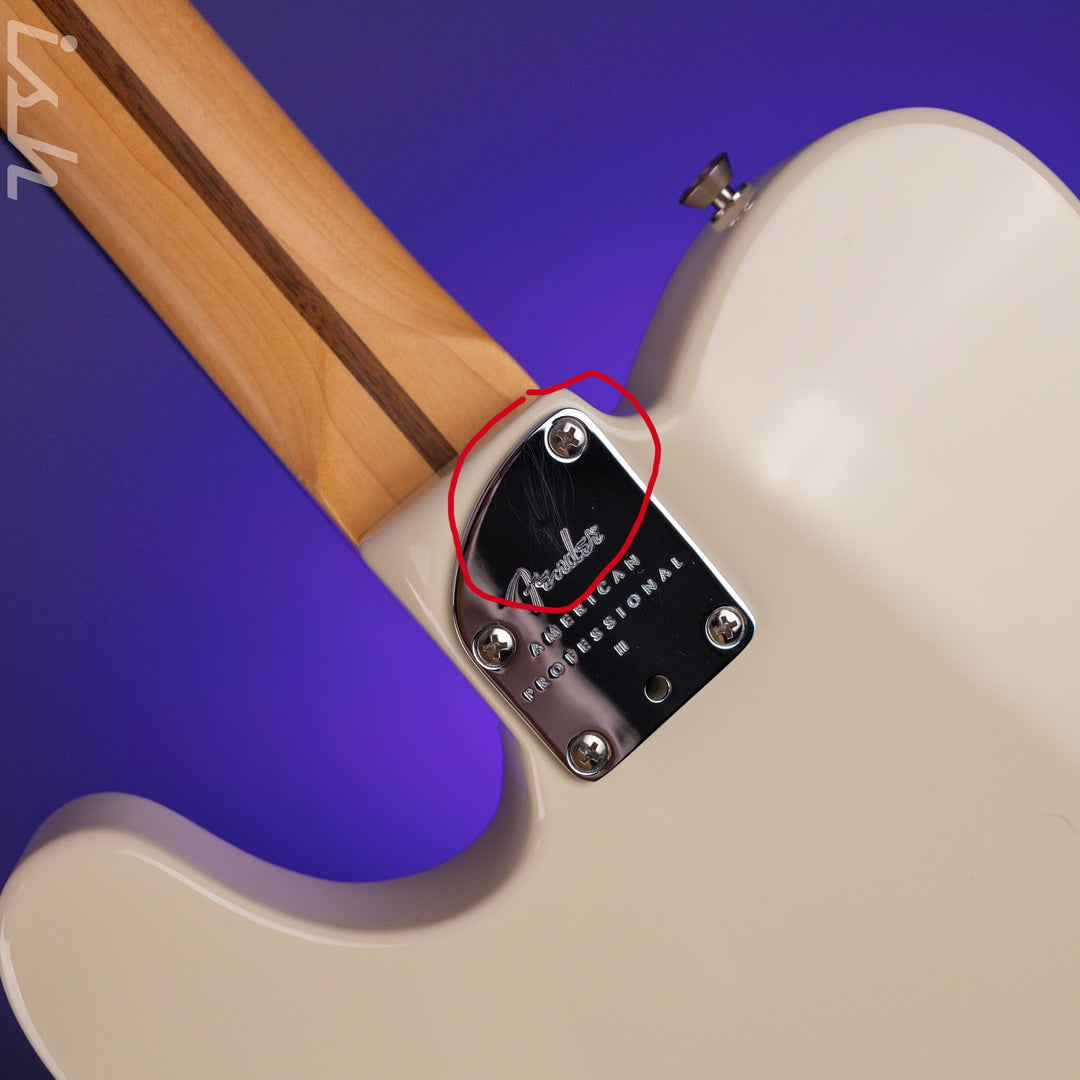 2021 Fender Am Pro II Tele Olympic White