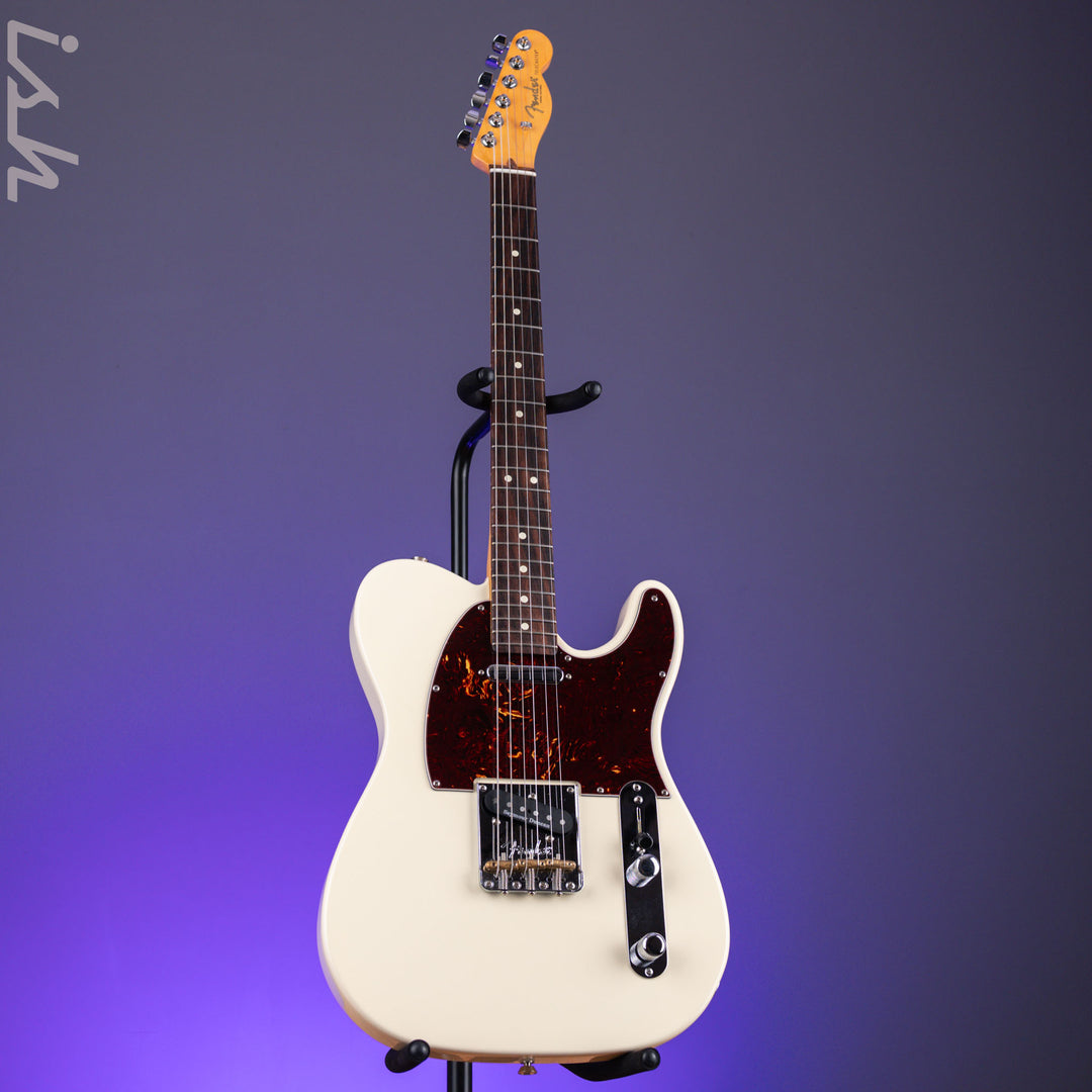 2021 Fender Am Pro II Tele Olympic White