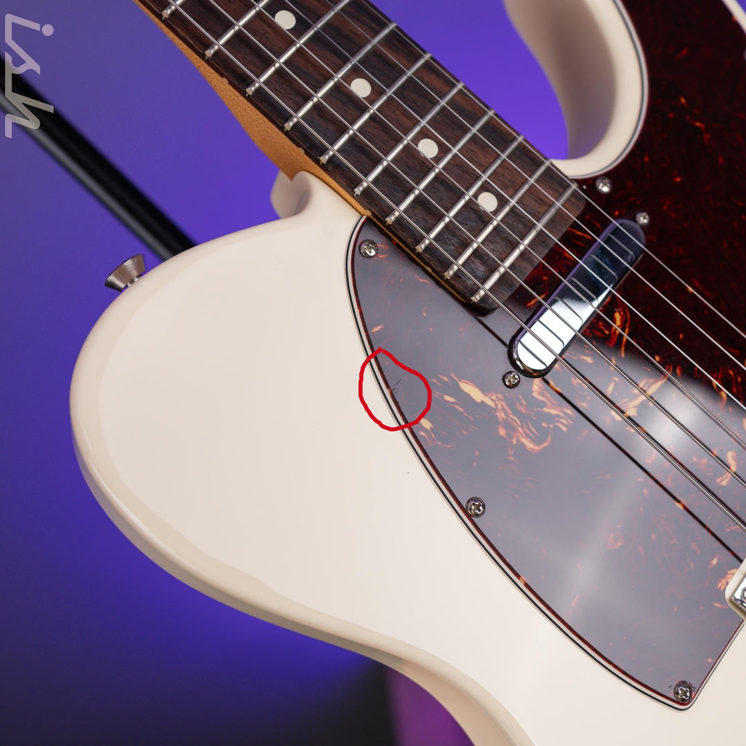 2021 Fender Am Pro II Tele Olympic White