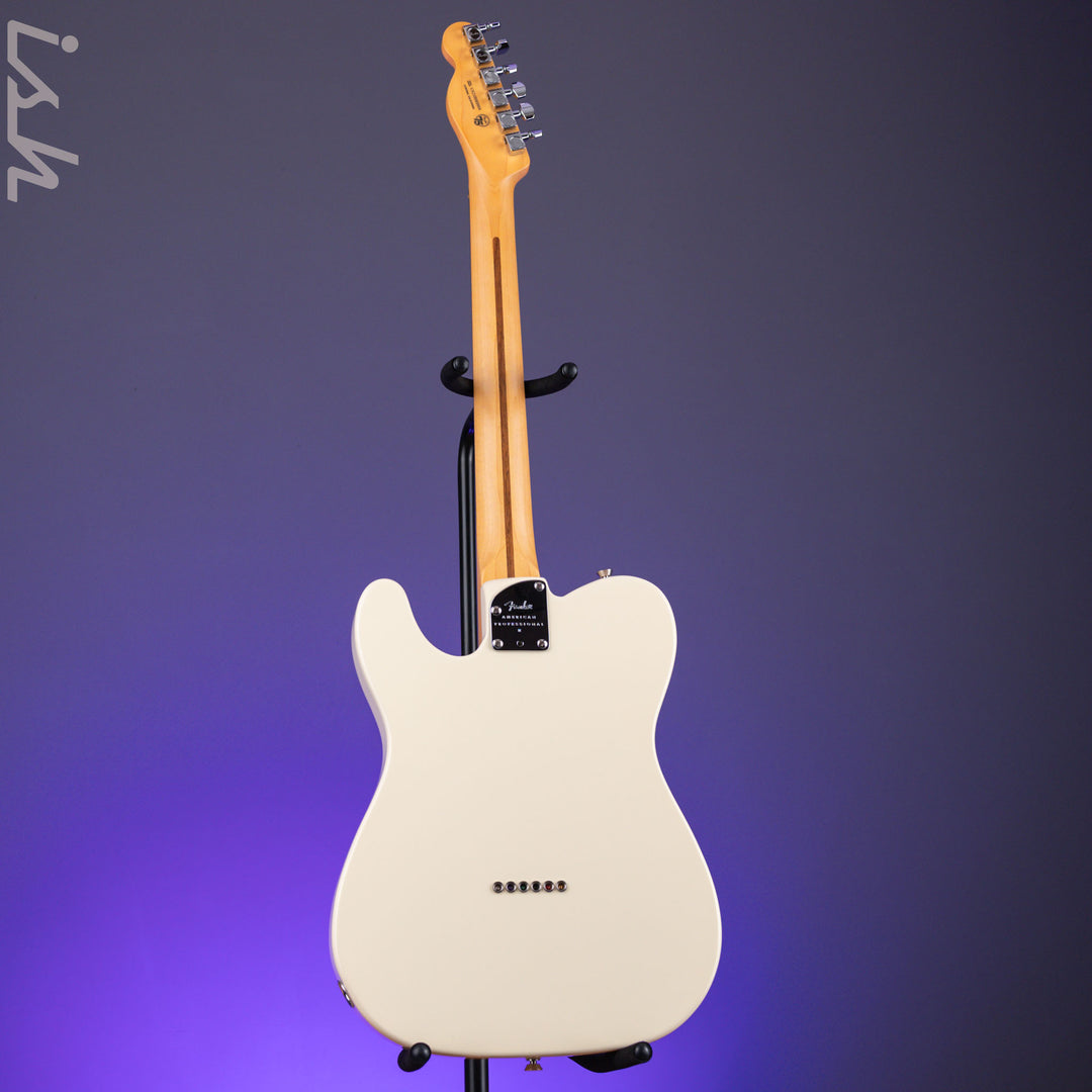 2021 Fender Am Pro II Tele Olympic White